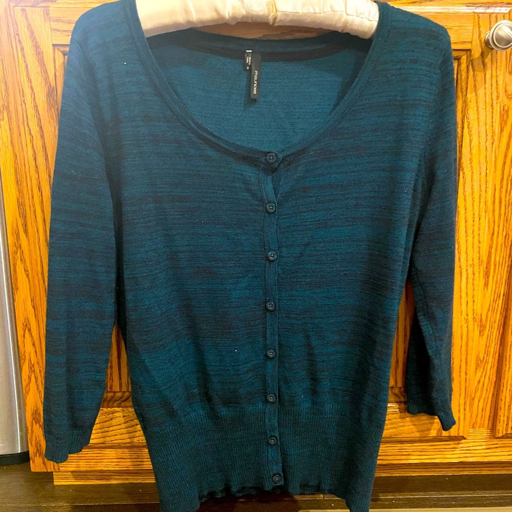 Real Heathered Cardigan